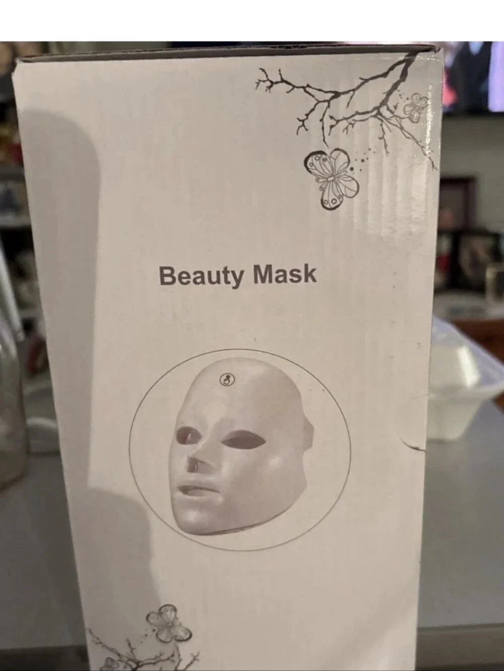 LED Facial Mask Therapy Device - White